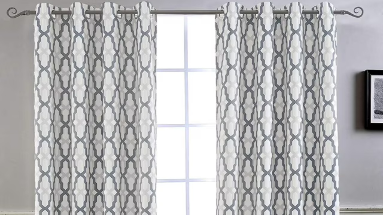 Abstract Blackout Curtains: How to Create a Sense of Space Visually