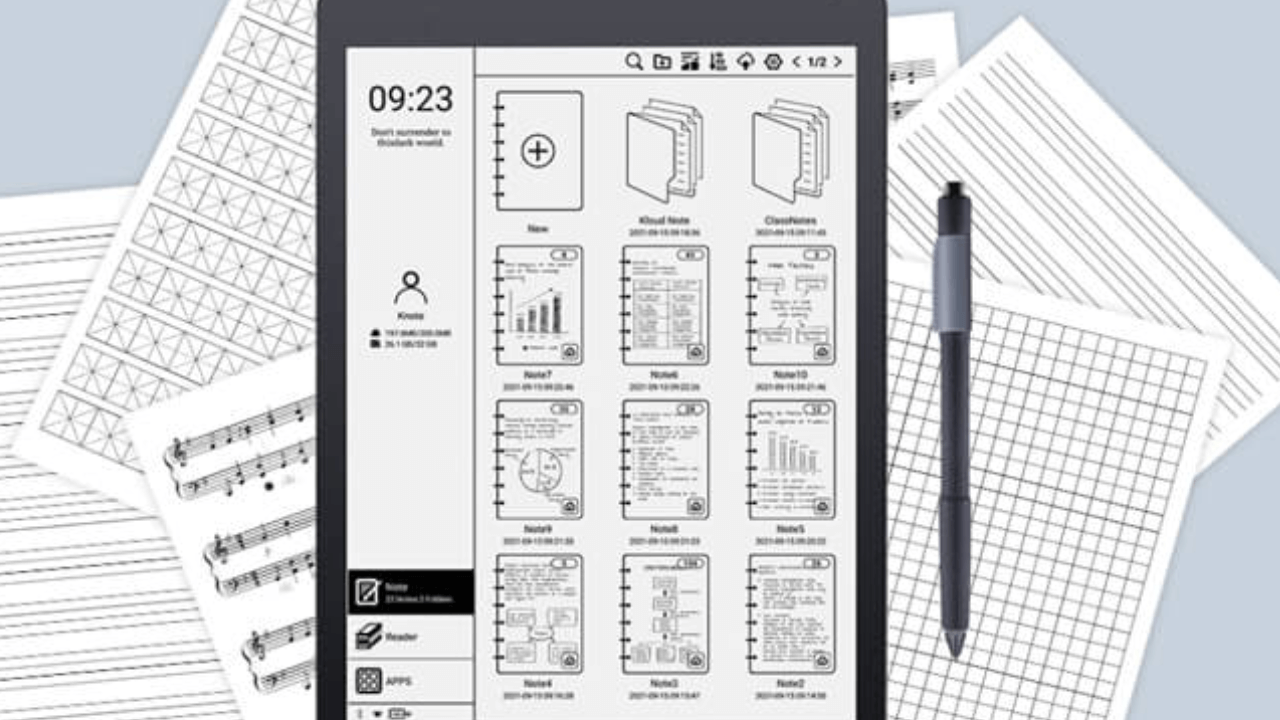 Describe The Various Types of e-ink